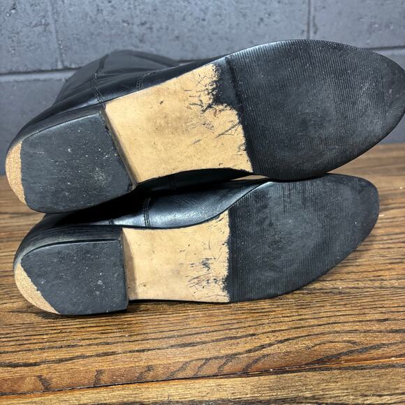 Vintage Women’s Tall Leather Lace-Up Equestrian Boots Size 10 Made in Yugoslavia - Picture 8 of 11